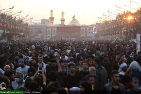  حضور زائران در کربلا و بین الحرمین